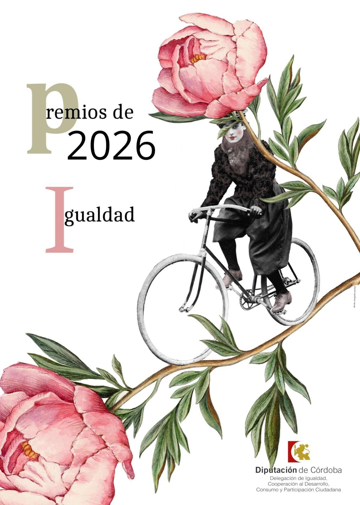 Cartel anunciador de los Premios Córdoba en Igualdad 2026.