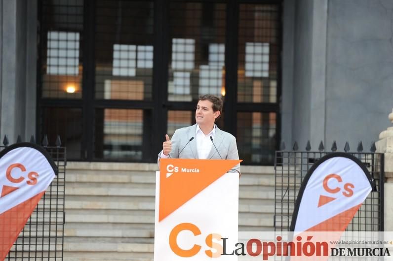 Albert Rivera, líder de Ciudadanos, en Murcia