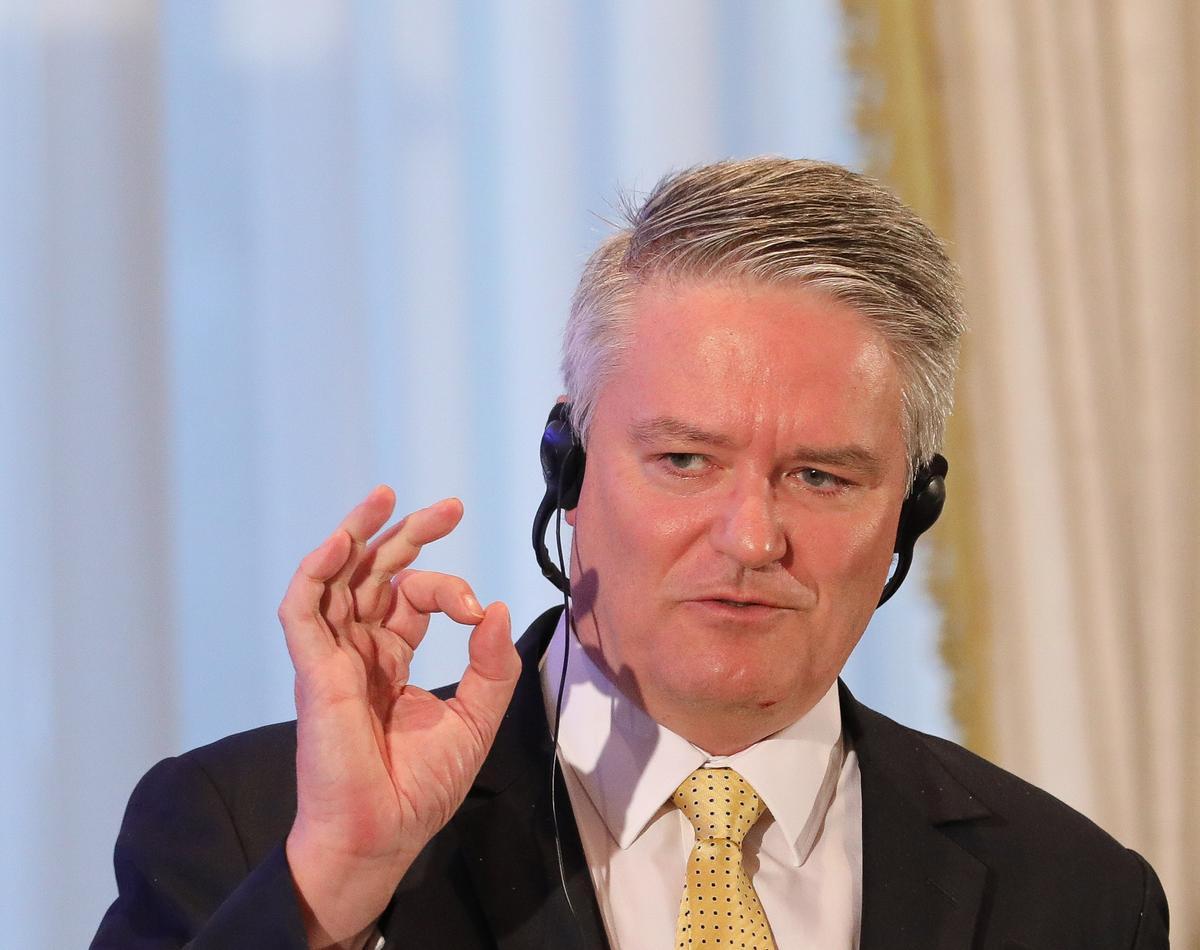 Archivo - El secretario general de la OCDE, Mathias Cormann, interviene en un desayuno informativo de Fórum Europa, en el Hotel Mandarin Oriental Ritz, a 14 de marzo de 2022, en Madrid (España).