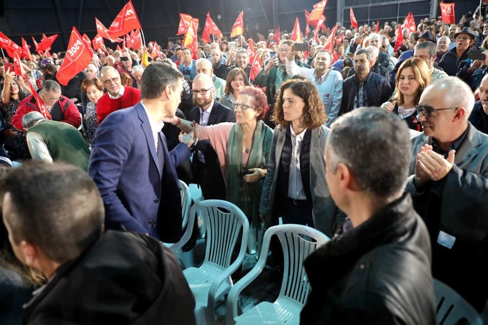 Mitin de Pedro Sánchez en Gijón