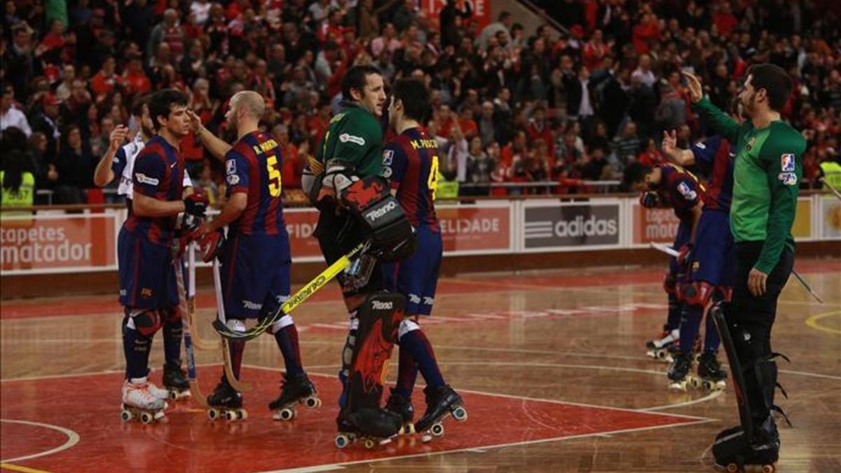 El Barça Lassa se impuso en su última visita al Benfica