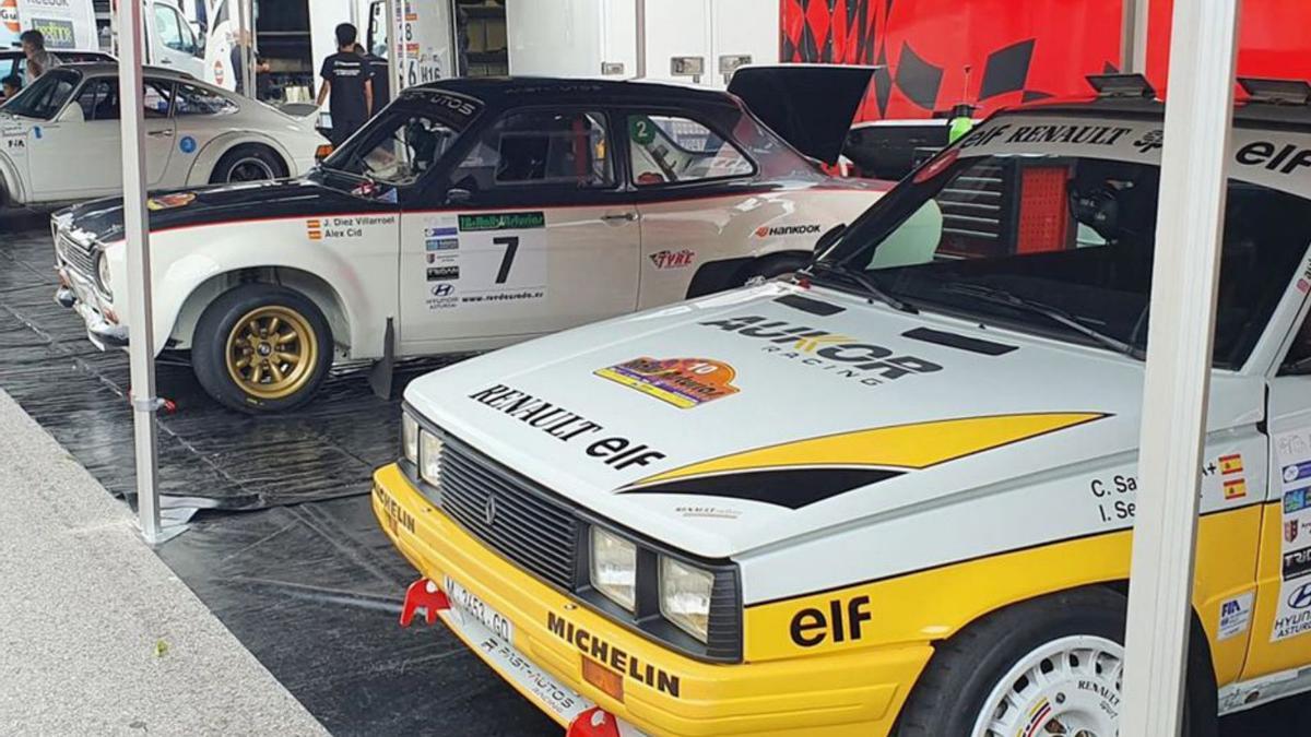 El Renault 11 Turbo con el que compiten Sampayo e Irene Serrano.