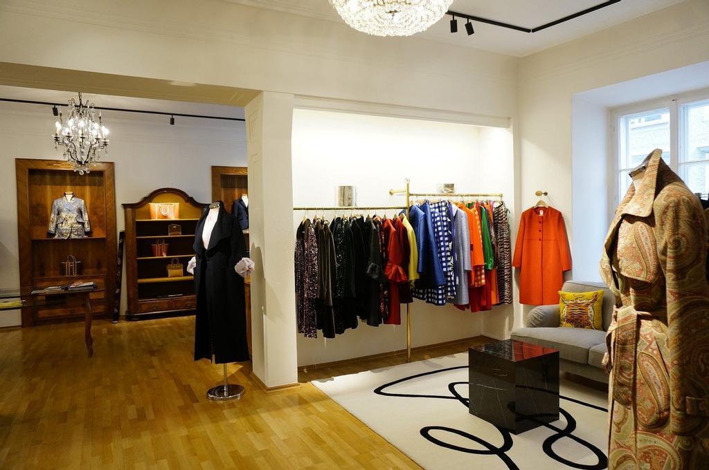 Interior de la tienda de alta costura Madl. 