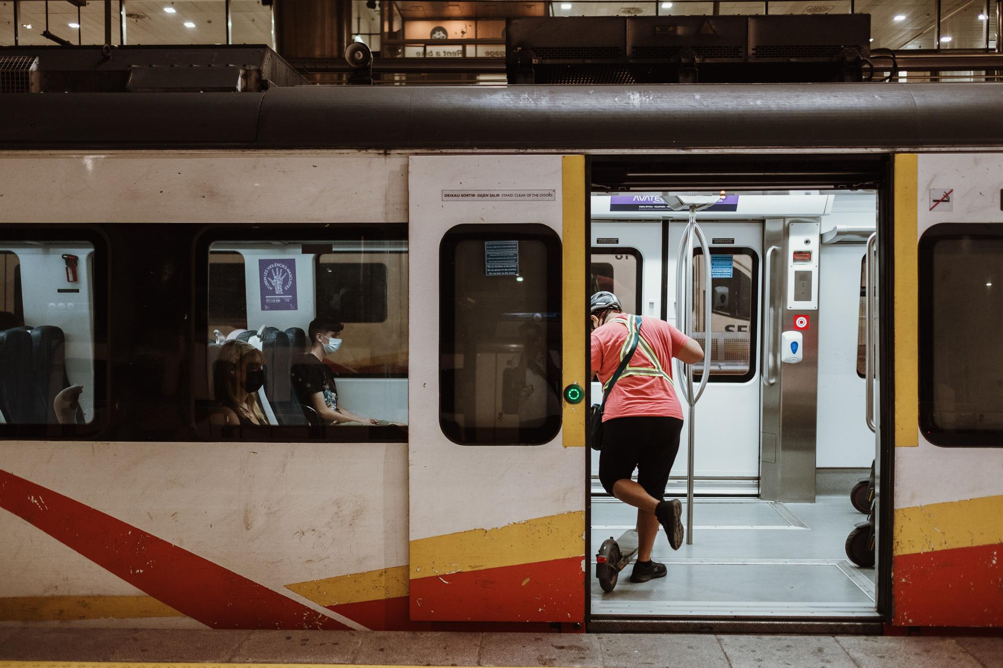 Primer día de tren gratis en Mallorca