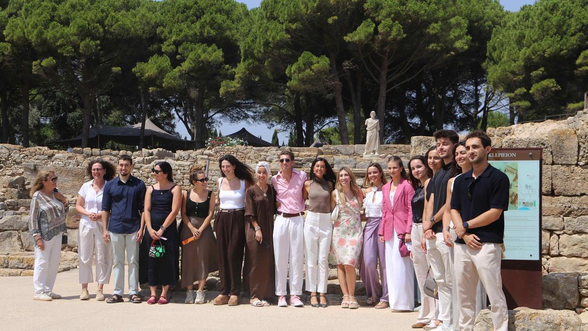 Les imatges de la visita a Empúries de la família reial