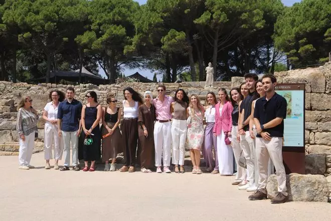 Les imatges de la visita a Empúries de la família reial