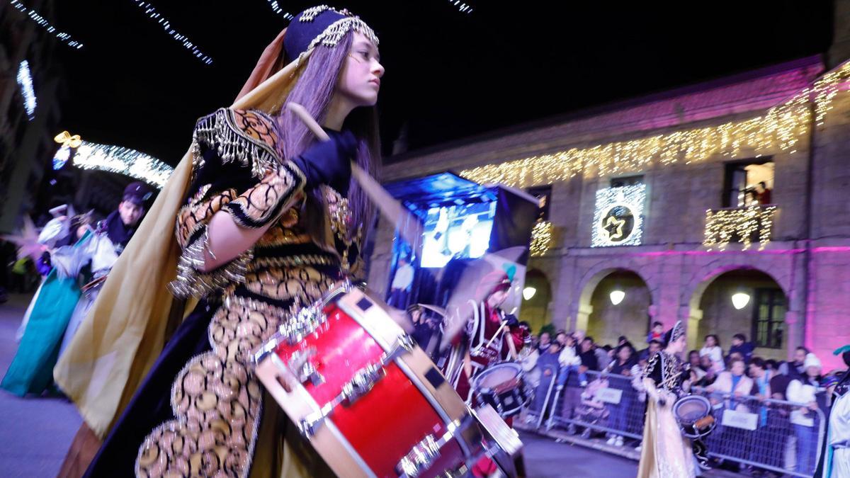 Cabalgata de 2025 en Avilés.