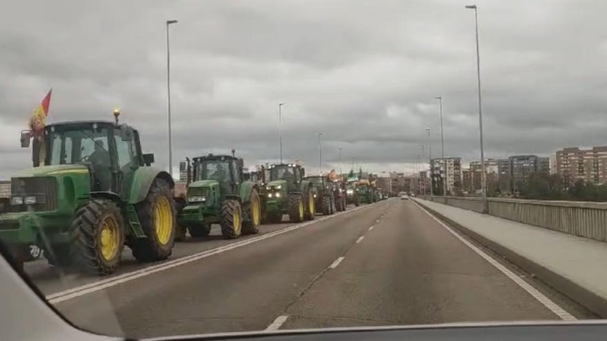 La tractorada toman Badajoz