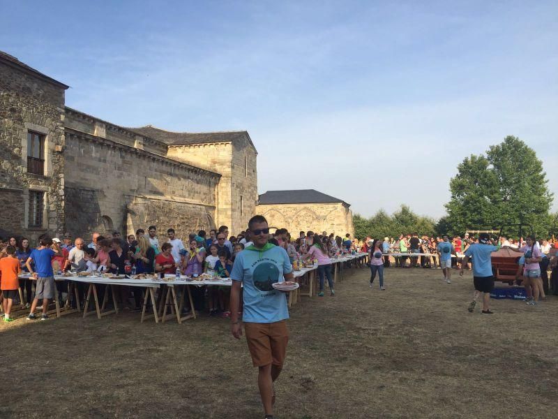 Merienda popular en San Martín de Castañeda