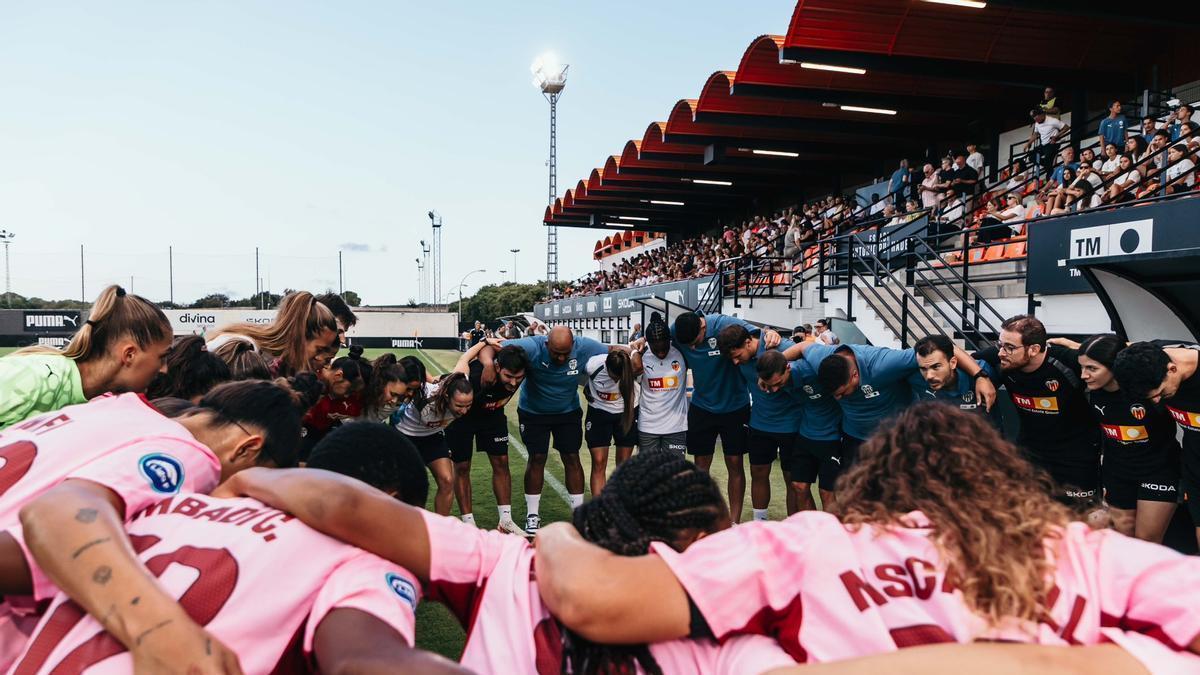 El Valencia Femenino en pretemporada.