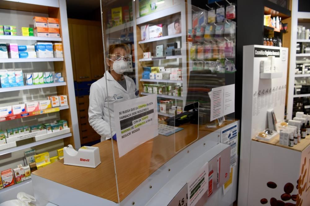 Coronavirus en A Coruña | Las farmacias se blindan
