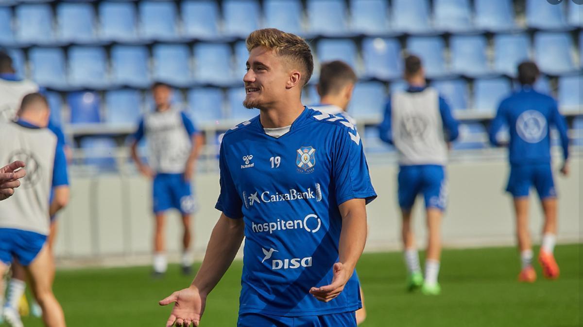 Iván Romero, durante un entrenamiento.