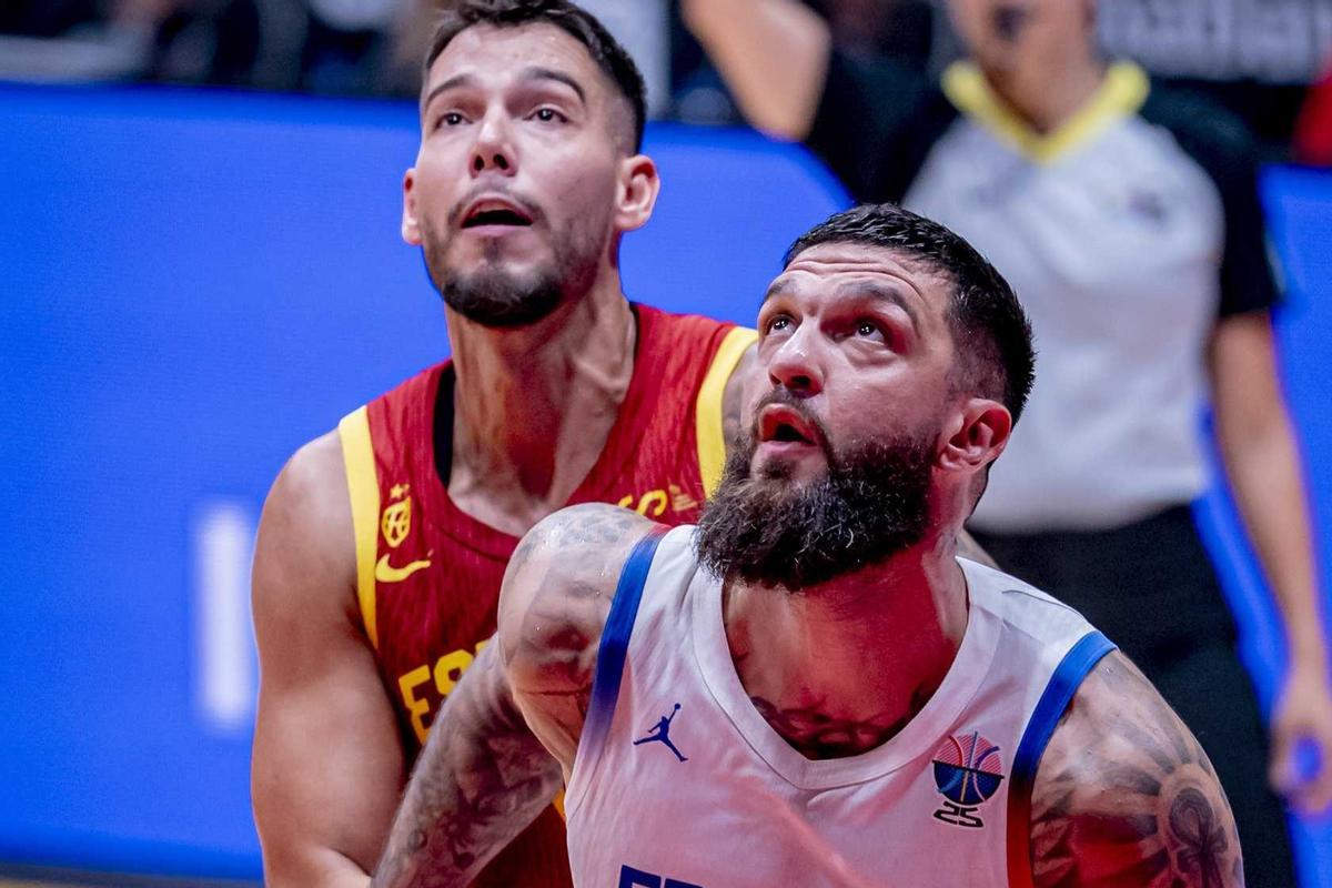 Poirier jugó su último encuentro de preparación ante España antes de lesionarse y perderse el Eurobasket