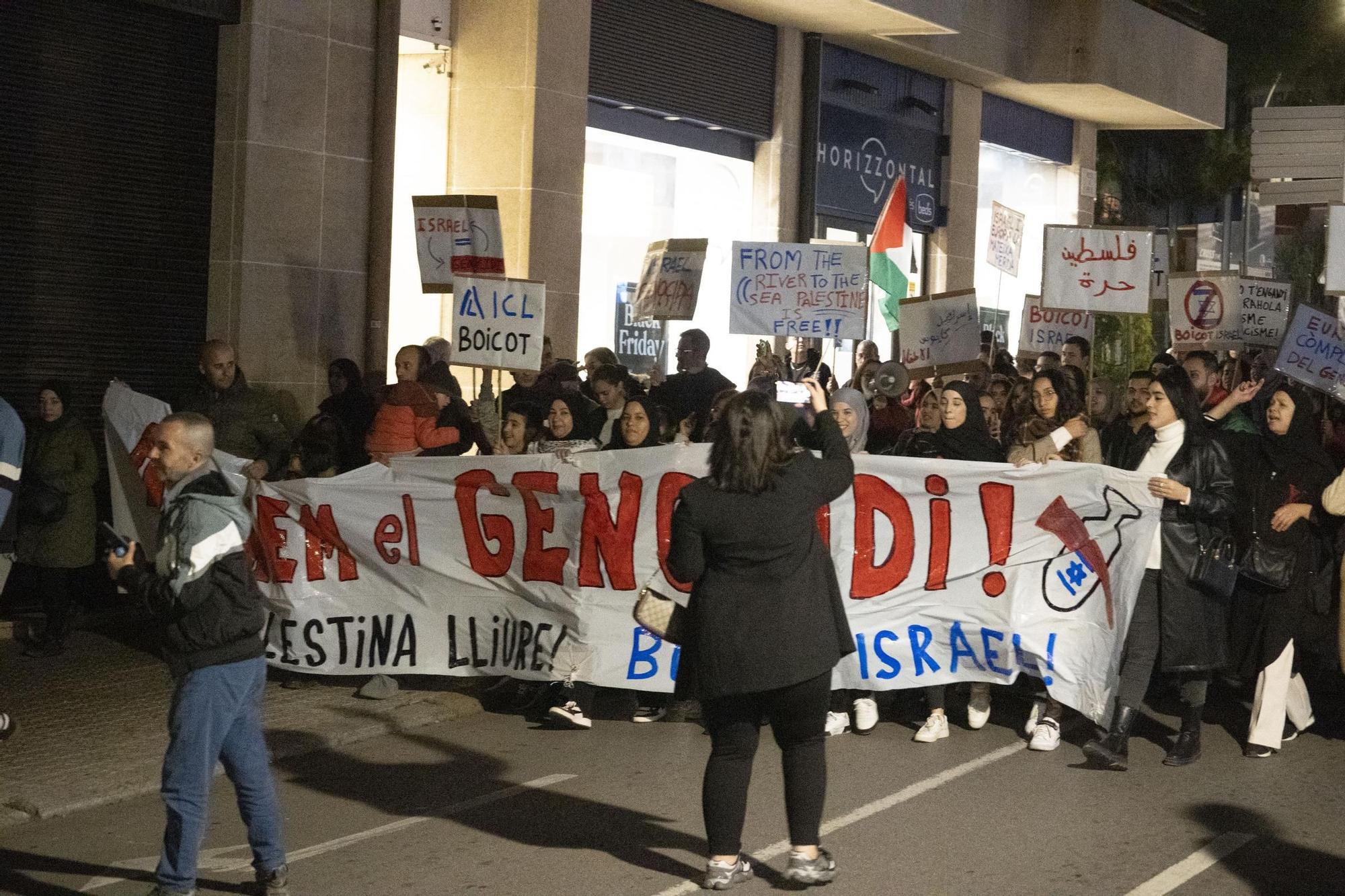 Les imatges de la manifestació a favor de Palestina a Manresa