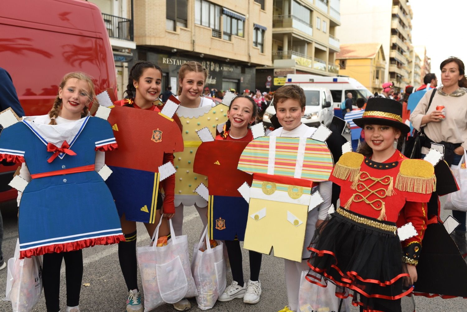 Cabalgata fallera de 2020 en el Port de Sagunt.