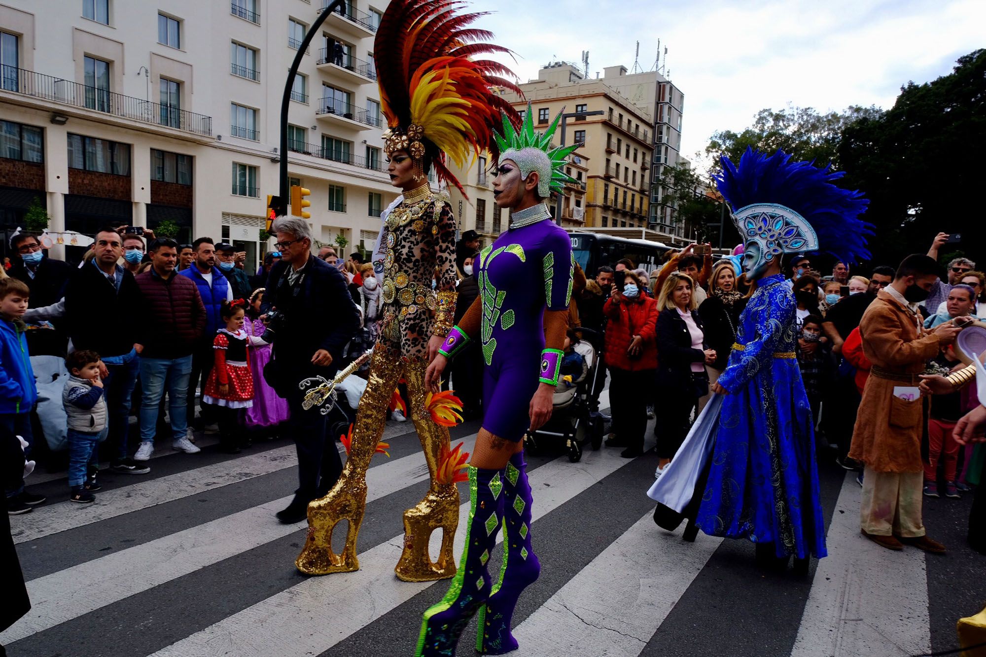 Las imágenes del Entierro del Boquerón del Carnaval de Málaga 2022