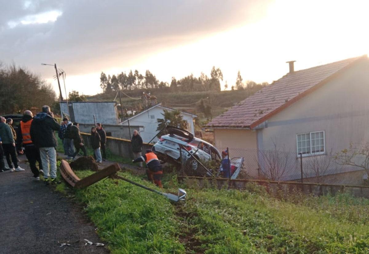 Accidente en el Rally de A Coruña.