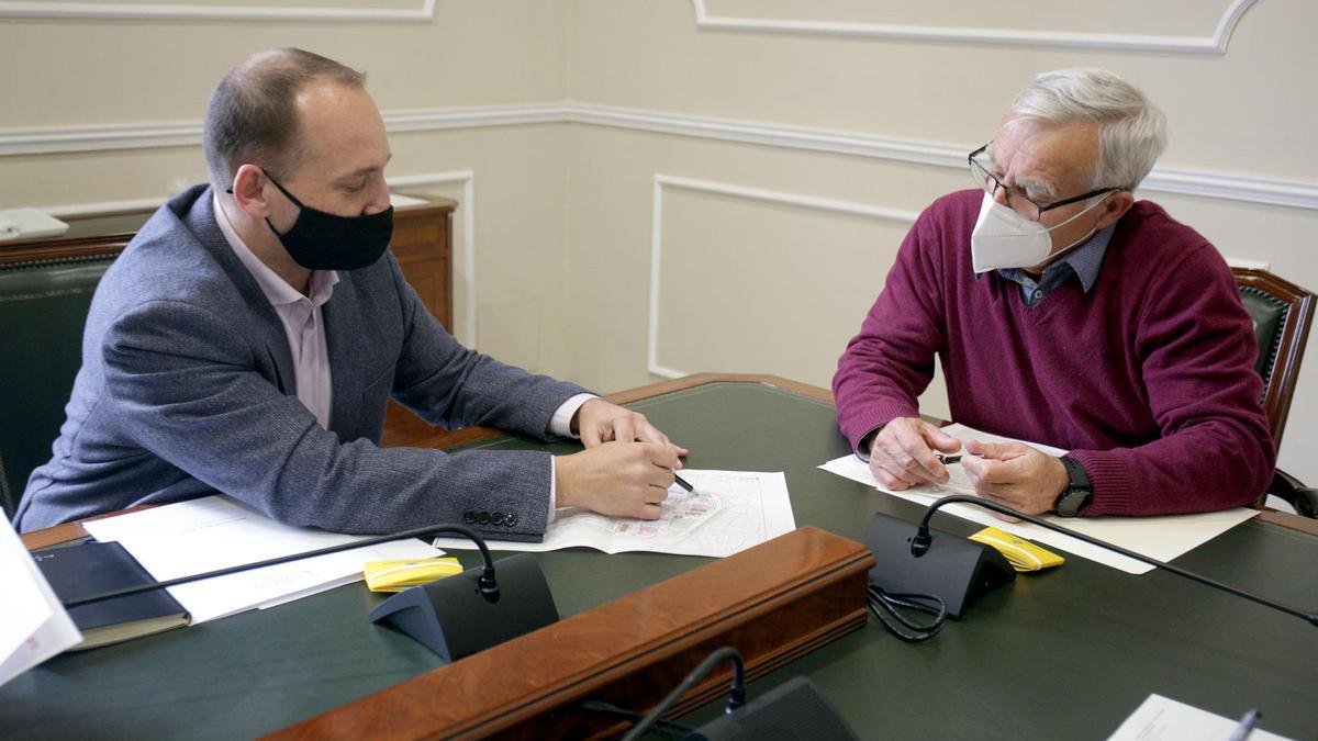 Reunión entre Ribó y Martínez Dalmau sobre el plan de La Torre