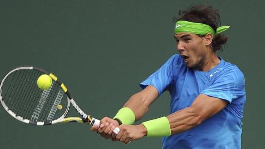 Nadal se clasifica para los cuartos de final de Miami.