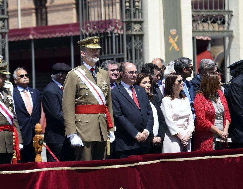 Visita de Felipe VI a la Academia General Militar de Zaragoza