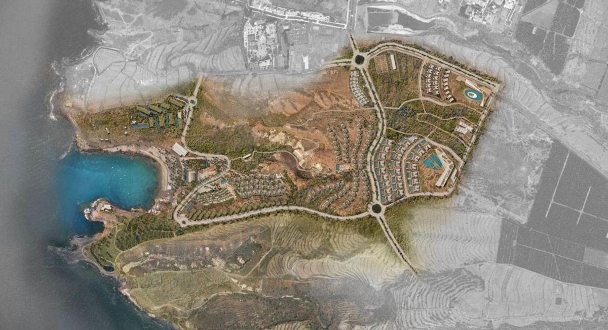 Proyecto de la urbanización Cuna del Alma en la costa de Adeje.