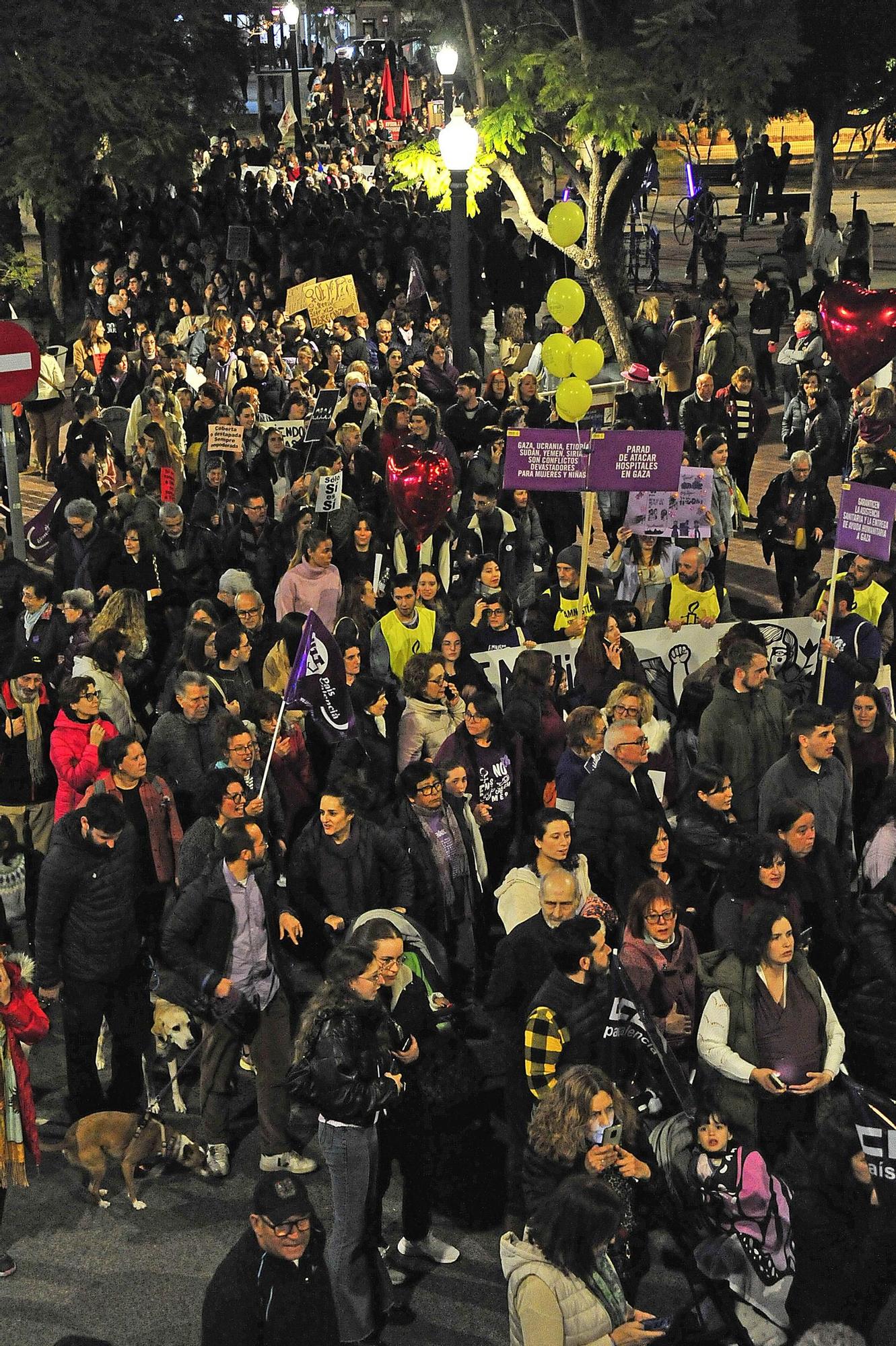 Manifestación 8M en Elche