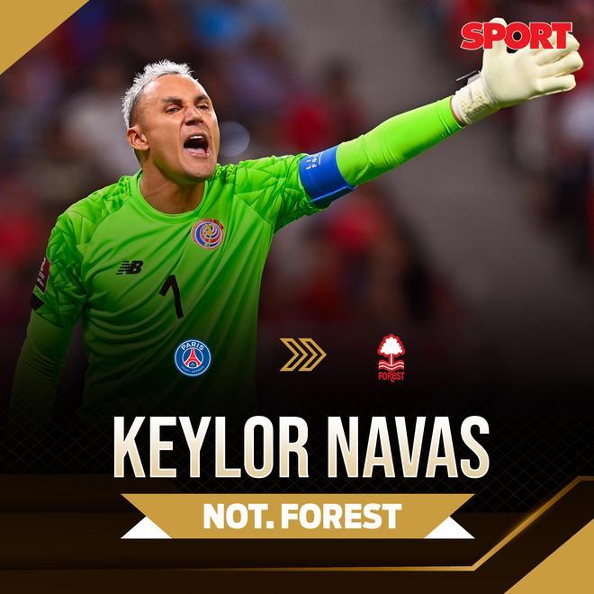 Keylor Navas, del PSG al Nottingham