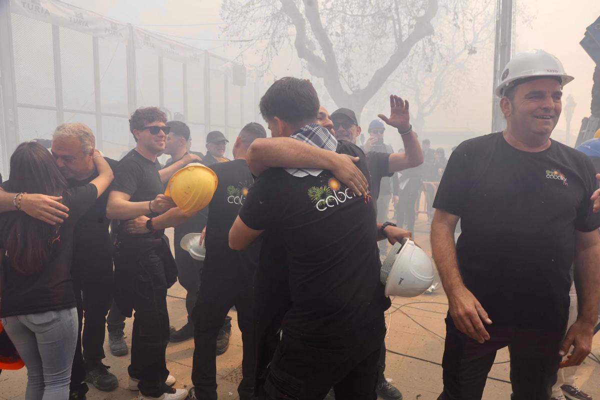 Así ha sido la mascletà de hoy, 18 de marzo