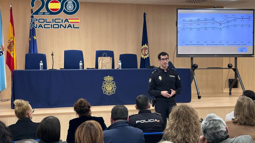 Policía Nacional y colectivos ciudadanos de A Coruña abordan las incidencias de seguridad en los barrios