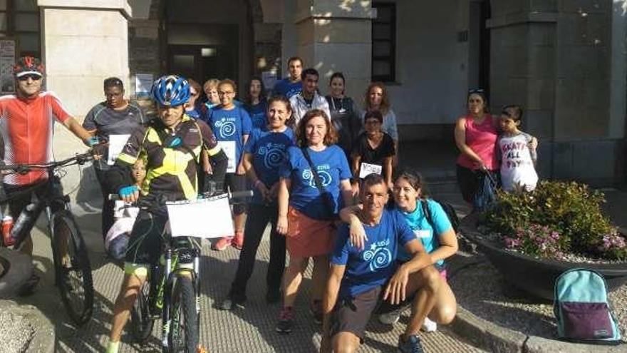 Buena participación en la marcha solidaria de Edes