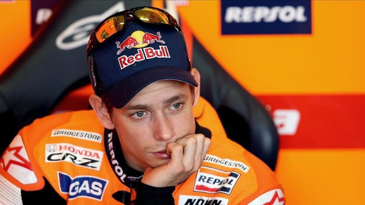 El australiano Casey Stoner, en el 2011, cuando fue campeón de MotoGP con Repsol-Honda.