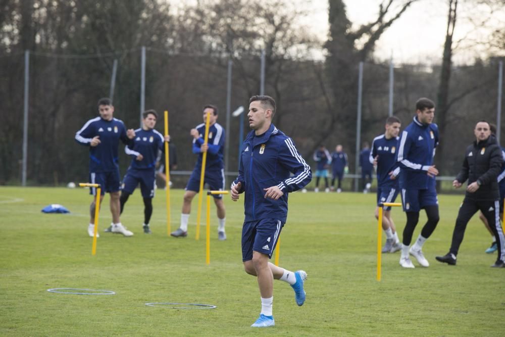 El primer día de Lunin y Luismi en El Requexón