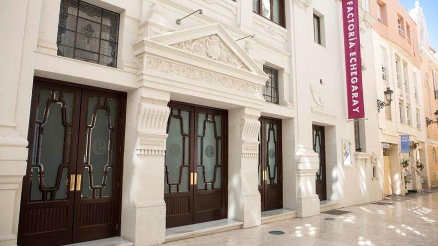 Fachada del Teatro Echegaray en Málaga capital.