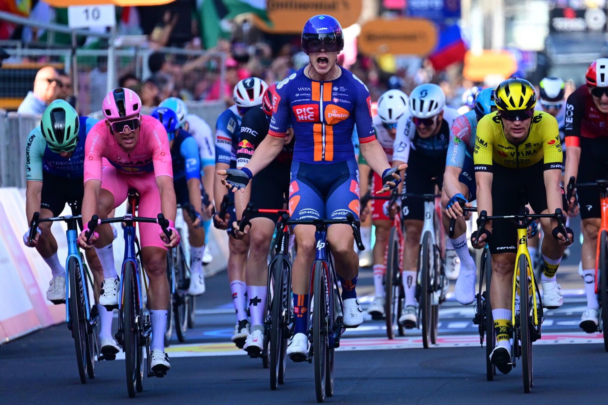 La etapa 3 del Giro de Italia, en imágenes.
