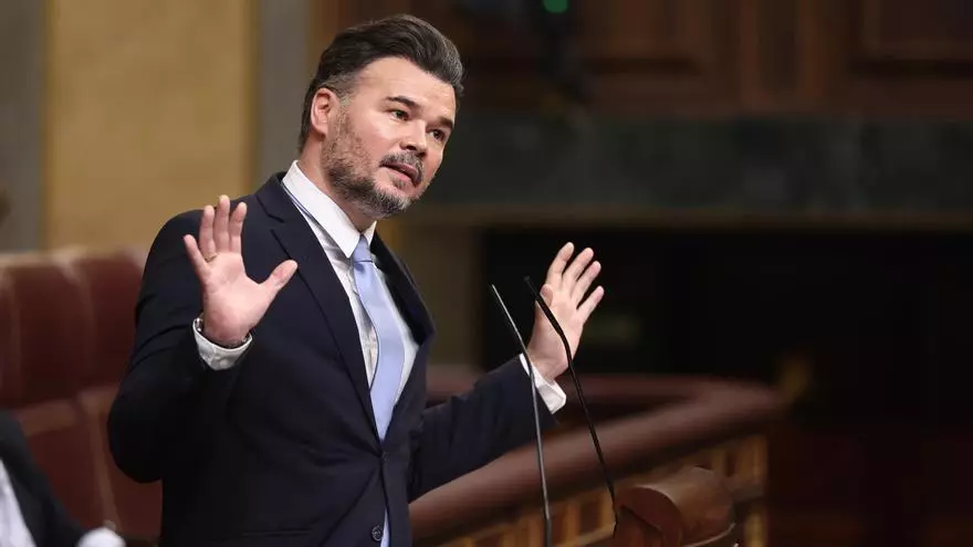 Rufián envía un abrazo y "mucha fuerza" a su "amigo" Borja Sémper