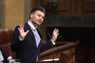 Rufián envía un abrazo y "mucha fuerza" a su "amigo" Borja Sémper