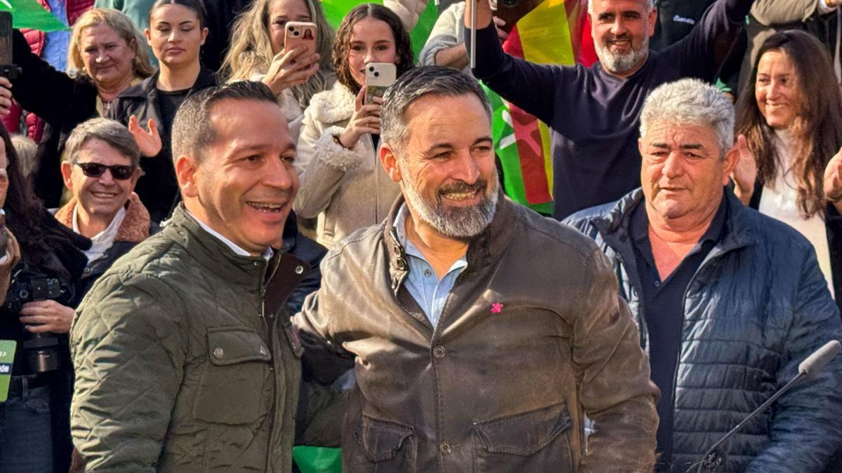 Fernández y Abascal, este sábado, en Almendralejo.