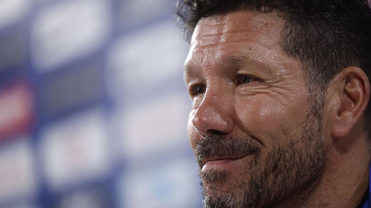 Diego Pablo Simeone, en rueda de prensa.