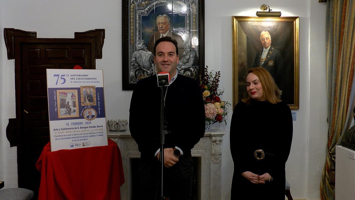 Presentación de los actos del 75 aniversario de la muerte de Niceto Alcalça-Zamora.