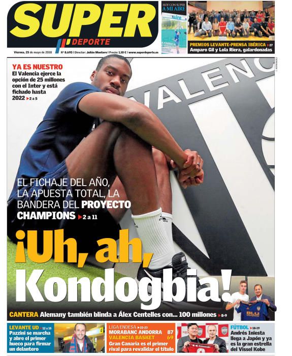 Kondogbia, Umtiti, Lenglet y la final de Kiev, en las portadas de este 25 de mayo