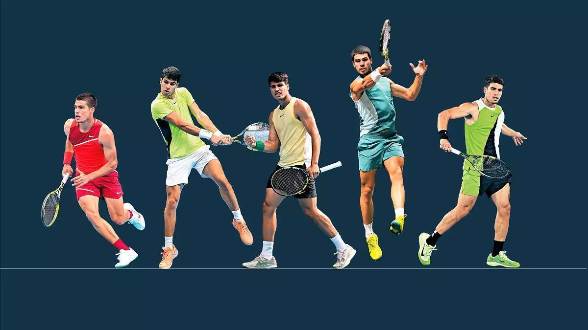 La increíble transformación física de Alcaraz