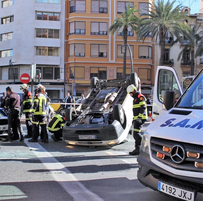 Accidente en la Gran Vía