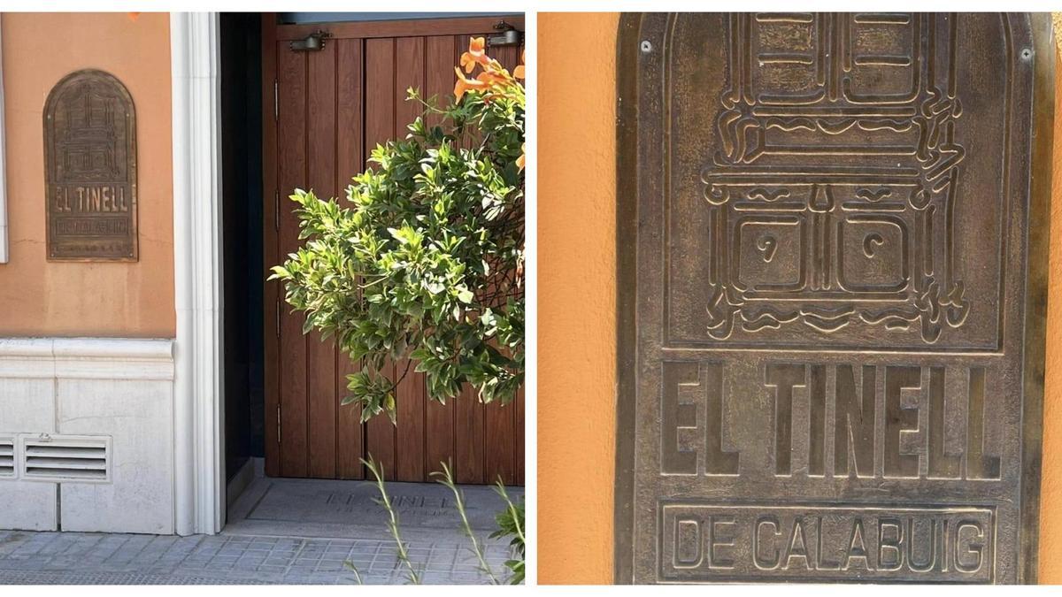 Roban los rótulos del conocido restaurante "El Tinell de Calabuig" de Ontinyent