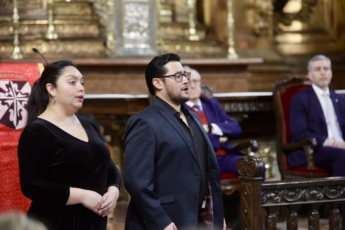 EN IMÁGENES: Martín Martín Peláez, presidente del Real Oviedo, pregonero de la Semana Santa de Oviedo