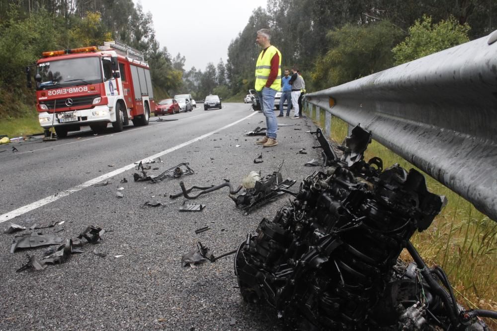 Accidente en Marín