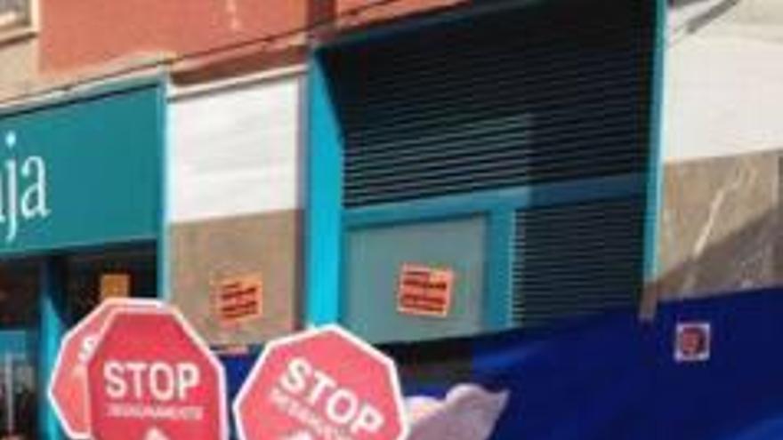 Una protesta de Stop-Desahucios.