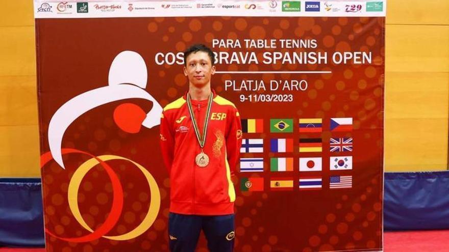 El ibicenco Alejandro Díaz, medalla de bronce en el Costa Brava Spanish Para Open 2023