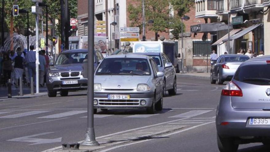 Tráfico en la ciudad.