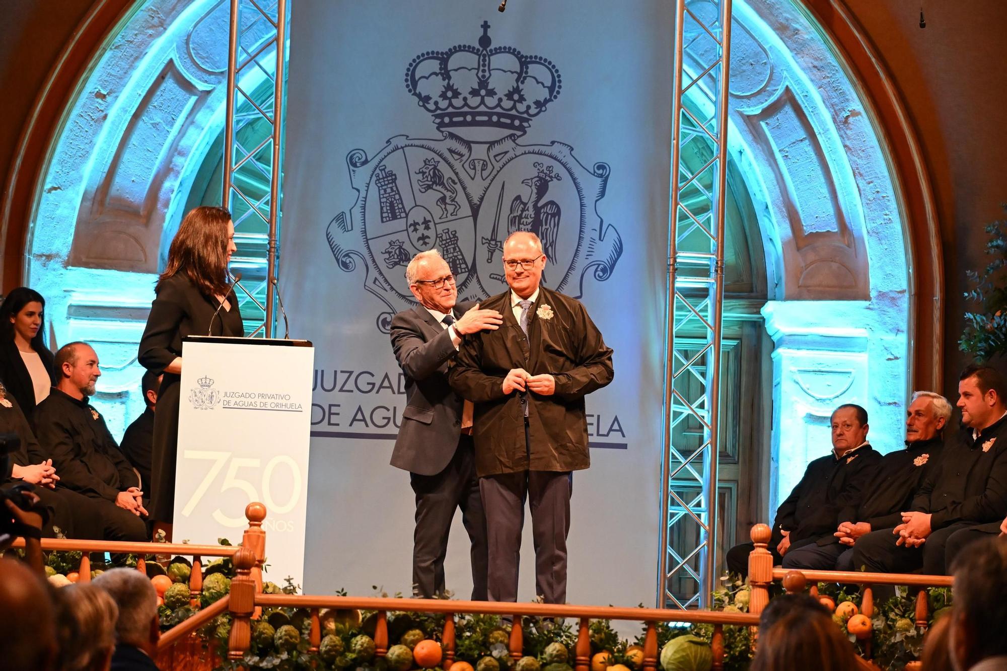 Entrega de los Premios de las Aguas en el 750 aniversario del Juzgado Privativo de Aguas de Orihuela