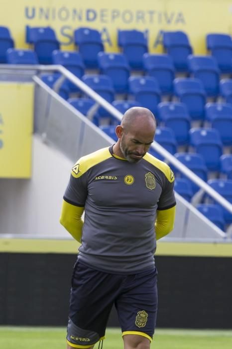 Entrenamiento de la UD previo al partido contra el Betis (18/04/2018)